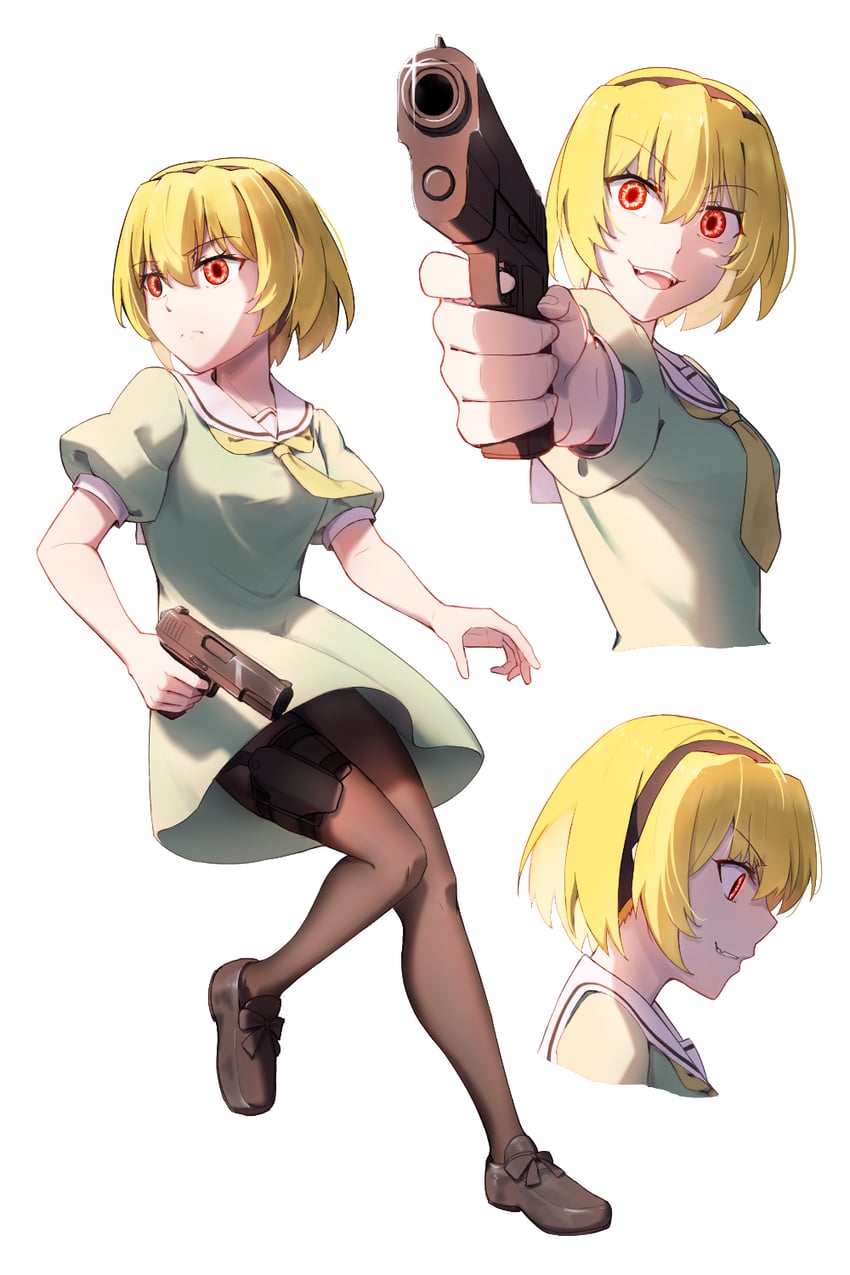 houjou satoko (higurashi no naku koro ni and 1 more) drawn by dconan_owo