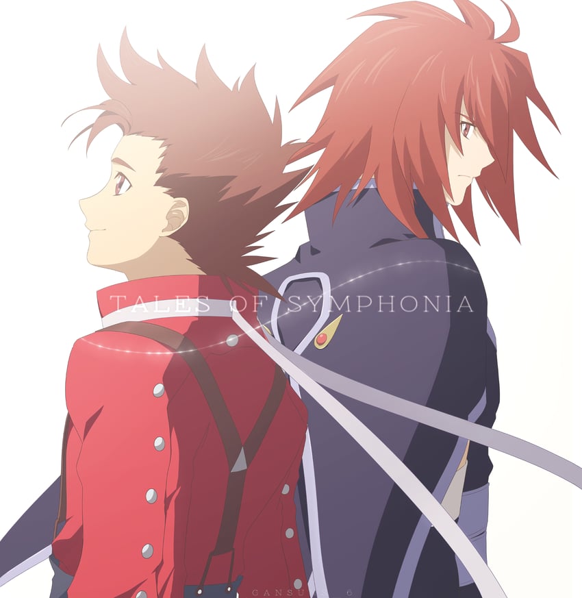lloyd irving and kratos aurion (tales of and 1 more) drawn by roku_(gansuns)