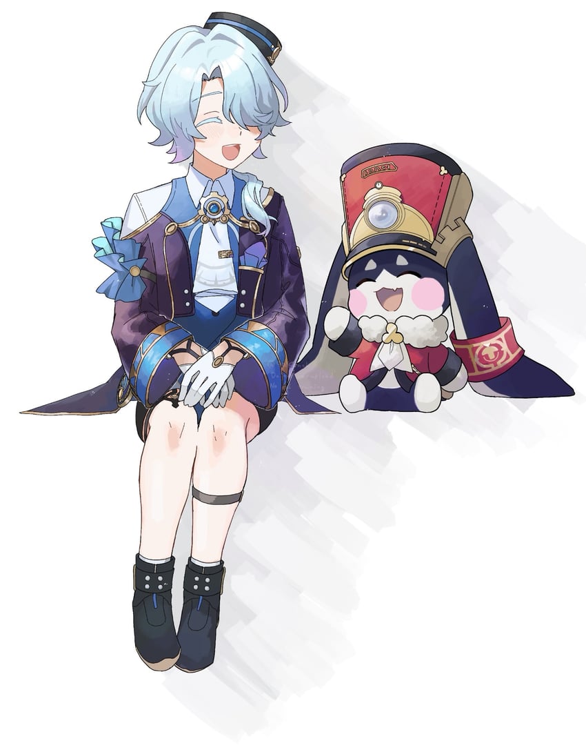 pom-pom and misha (honkai and 1 more) drawn by 90konoh