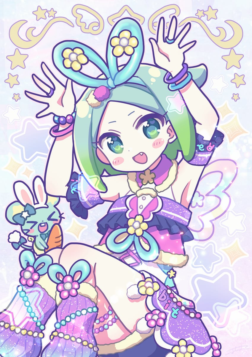 nijiiro nino and chuppe (pretty series and 2 more) drawn by koyoshi_yoko