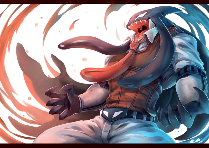 gang orca (boku no hero academia) drawn by rabbity_art