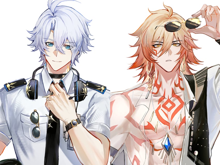 phainon and mydei (honkai and 1 more) drawn by qiaose33912