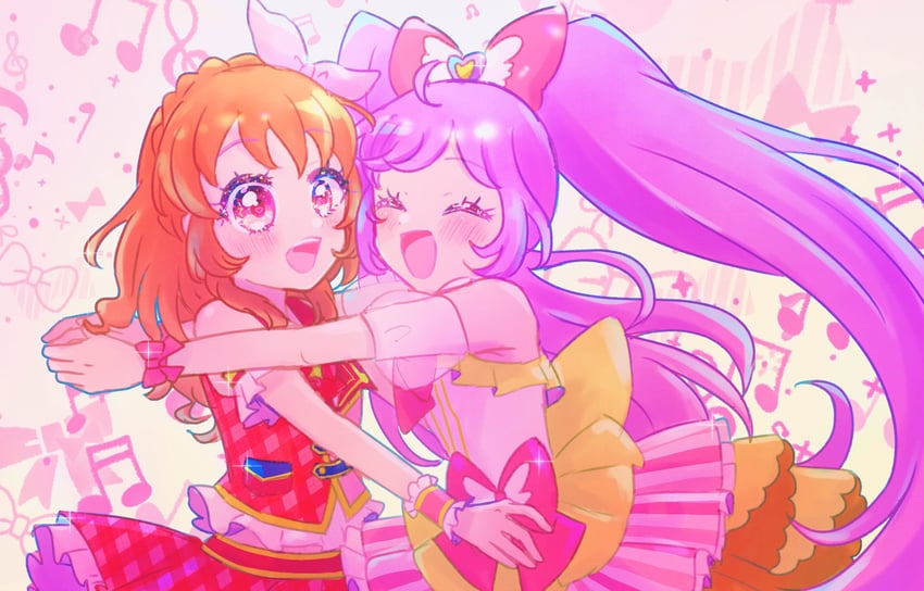 manaka laala and ozora akari (pretty series and 2 more) drawn by yumenocorona