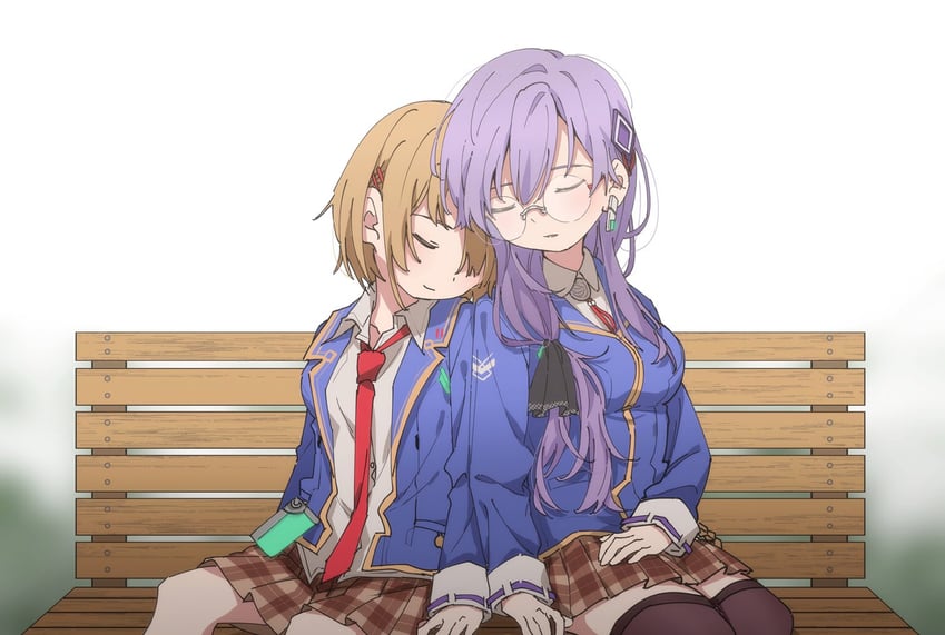 kayamori ruka and izumi yuki (heaven burns red) drawn by kaki_traveler