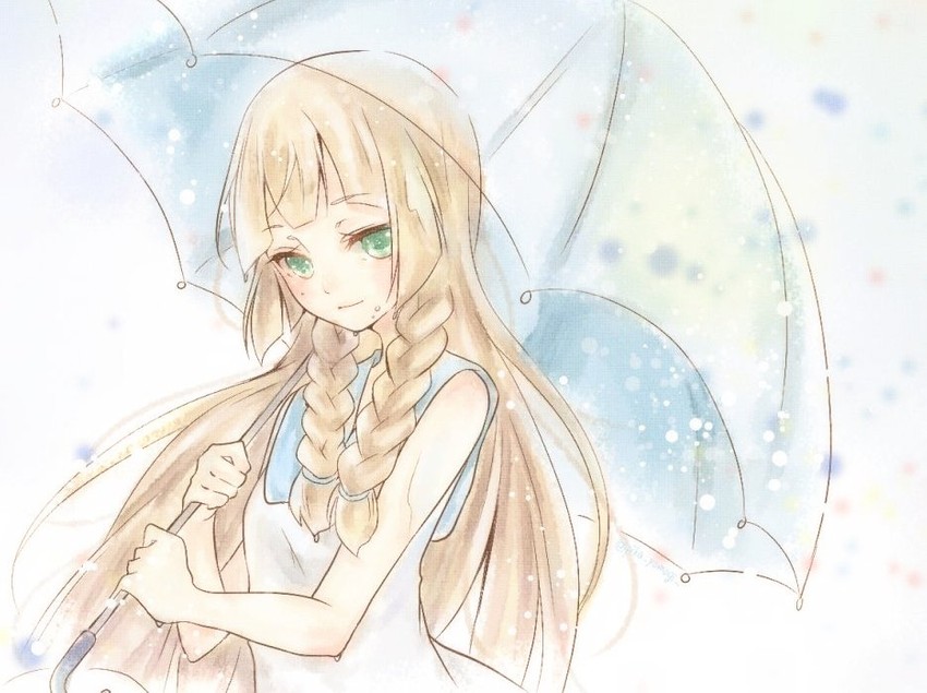 lillie (pokemon and 1 more) drawn by yomogi_(black-elf)