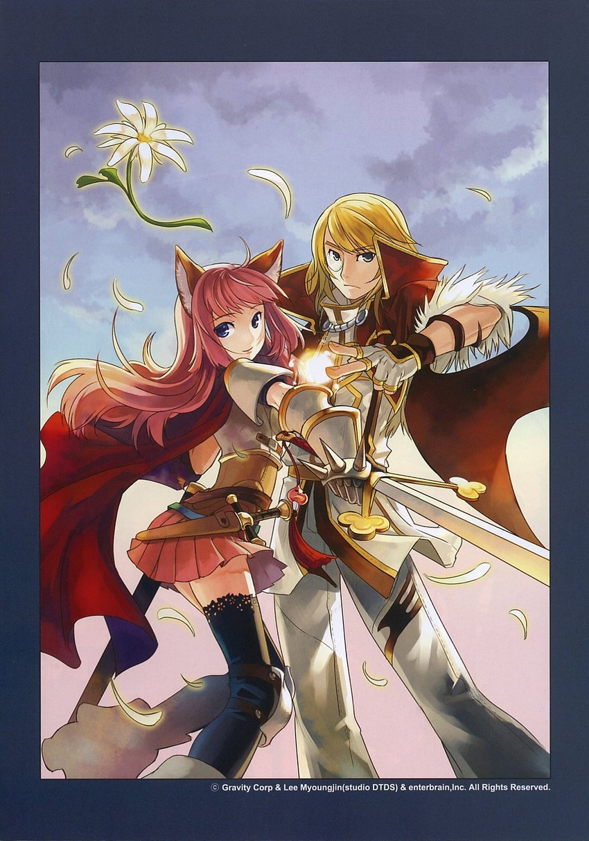high wizard and lord knight (ragnarok online) drawn by h2so4