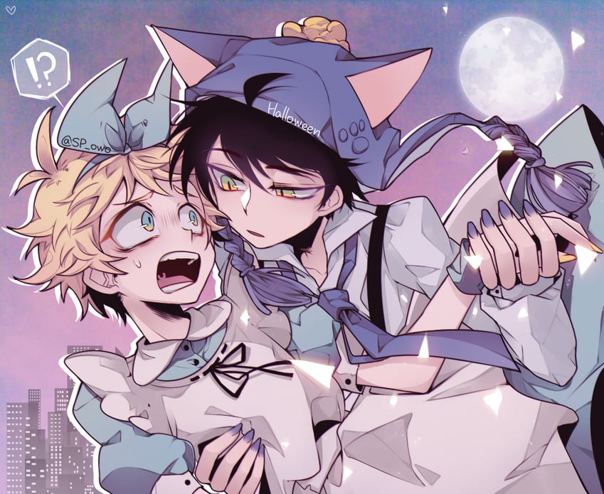 alice, craig tucker, and tweek tweak (alice's adventures in wonderland and 1 more) drawn by halloween_(owo)