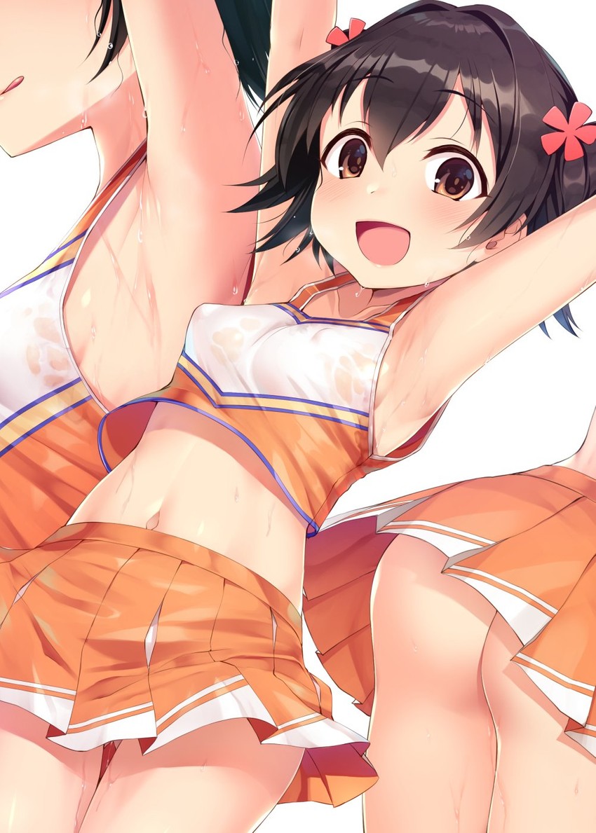 akagi miria (idolmaster and 1 more) drawn by satou_kuuki