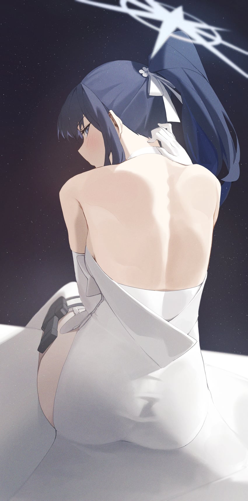 saori (blue archive) drawn by yidh_79