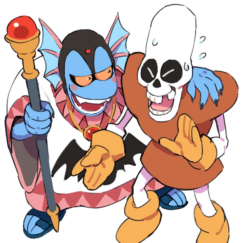 hargon and skeleton (dragon quest and 1 more) drawn by gan2