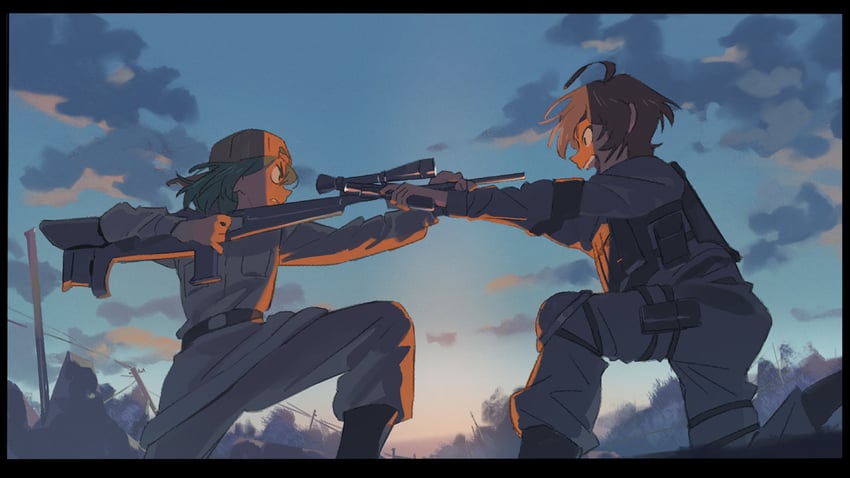 shirley and clarence (sword art online and 1 more) drawn by nozaki_atsuko