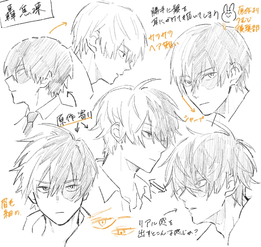 todoroki shoto (boku no hero academia) drawn by honwaka_zz