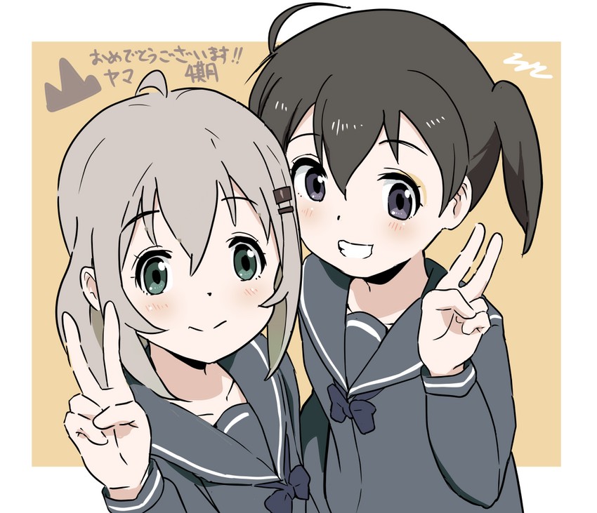 yukimura aoi and kuraue hinata (yama no susume) drawn by aayh