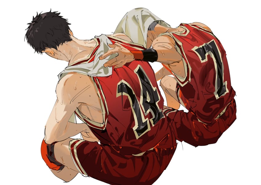 miyagi ryouta and mitsui hisashi (slam dunk) drawn by atie1225