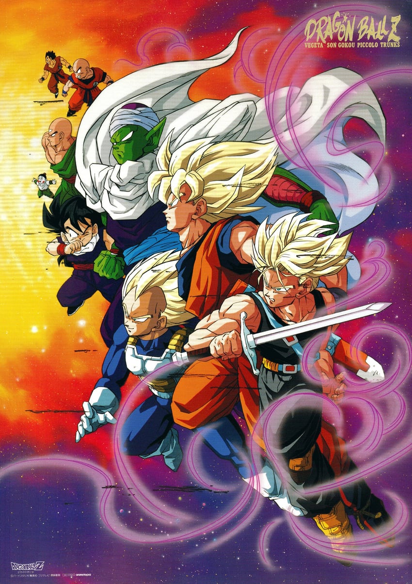 son goku, vegeta, son gohan, trunks, piccolo, and 4 more (dragon ball and 1 more)