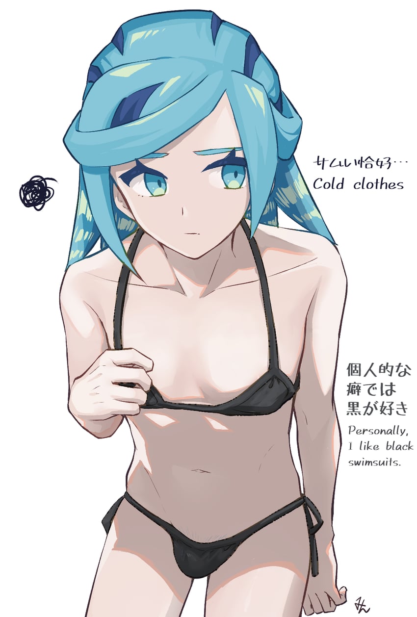 grusha (pokemon and 1 more) drawn by min_(myna8247)
