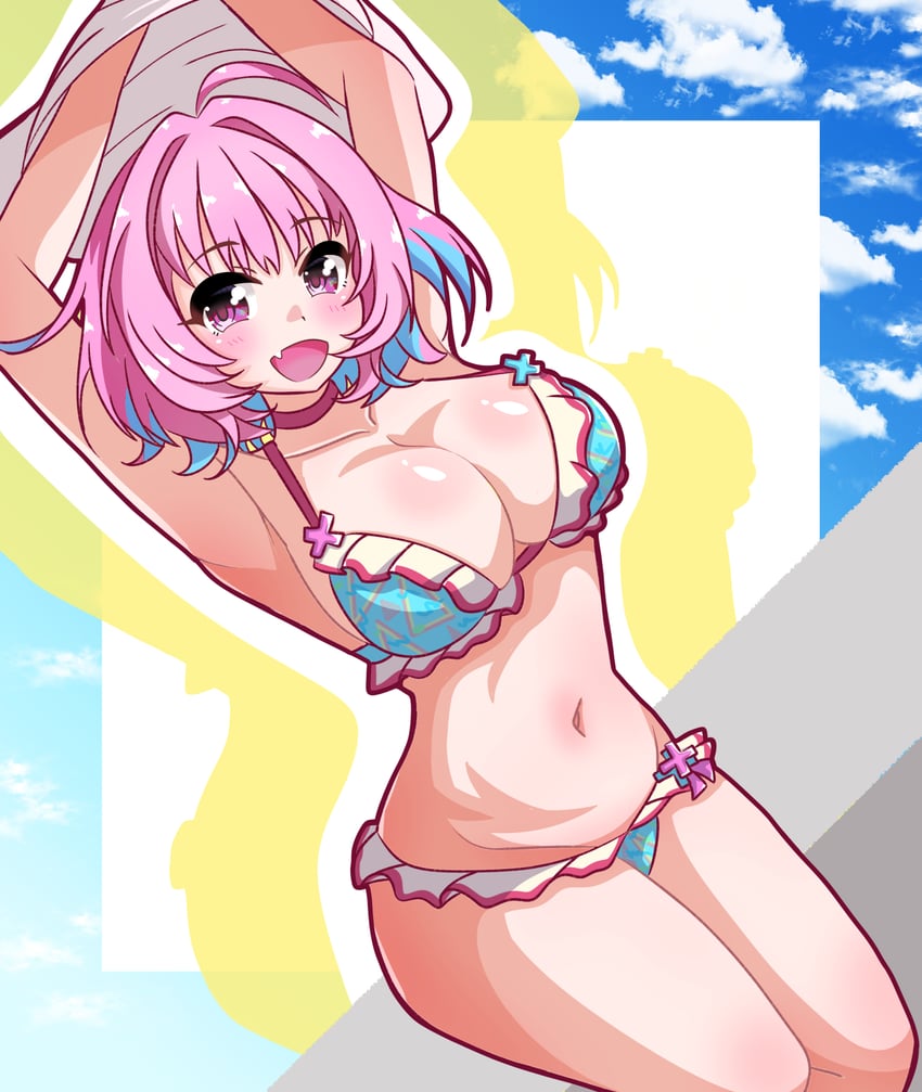 yumemi riamu (idolmaster and 1 more) drawn by swallow_leftyp