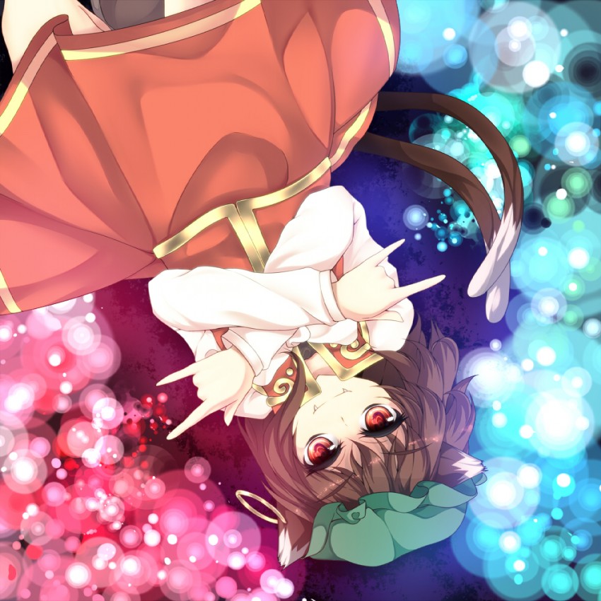 chen (touhou and 1 more) drawn by midori_(misuriru8)