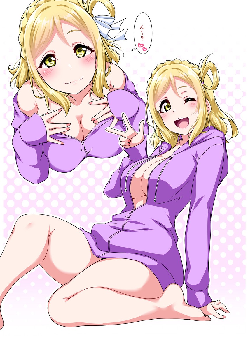 ohara mari (love live! and 1 more) drawn by yopparai_oni
