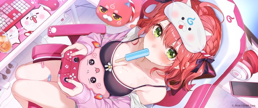 sakura miko, 35p, kintoki, and maguchi (hololive) drawn by amagai_tarou