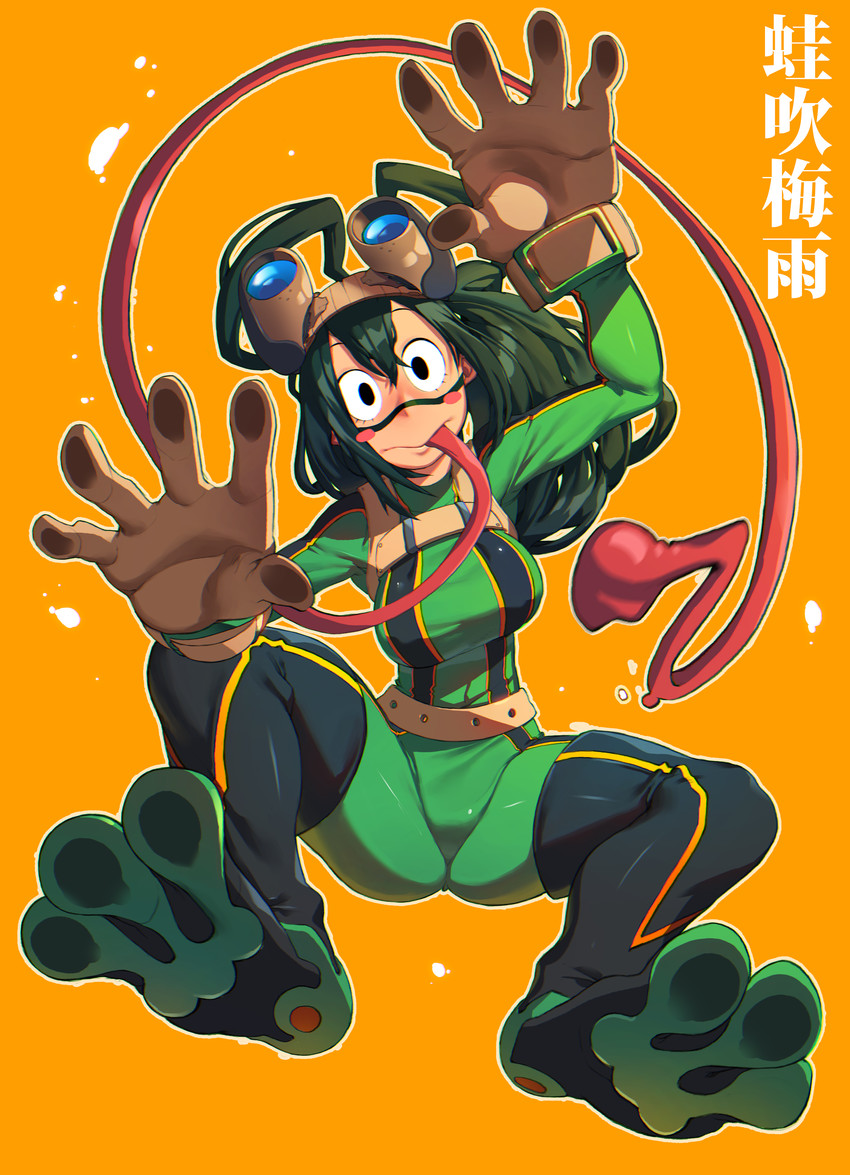 asui tsuyu (boku no hero academia) drawn by eureka_brider