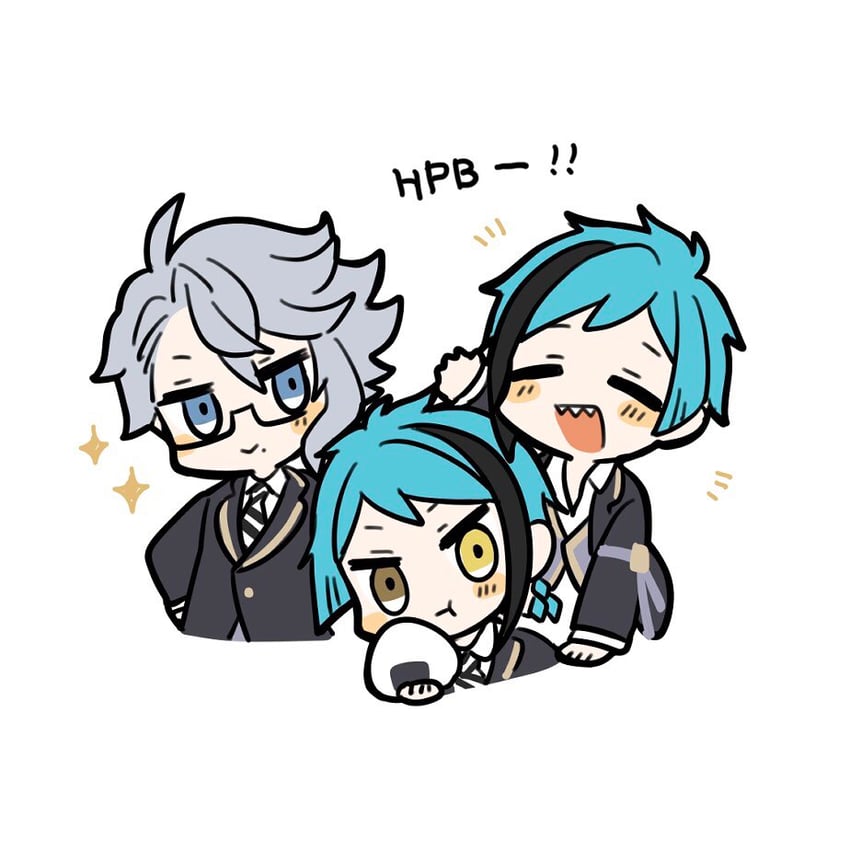 floyd leech, jade leech, and azul ashengrotto (twisted wonderland) drawn by nkgph6jv0omfbwq