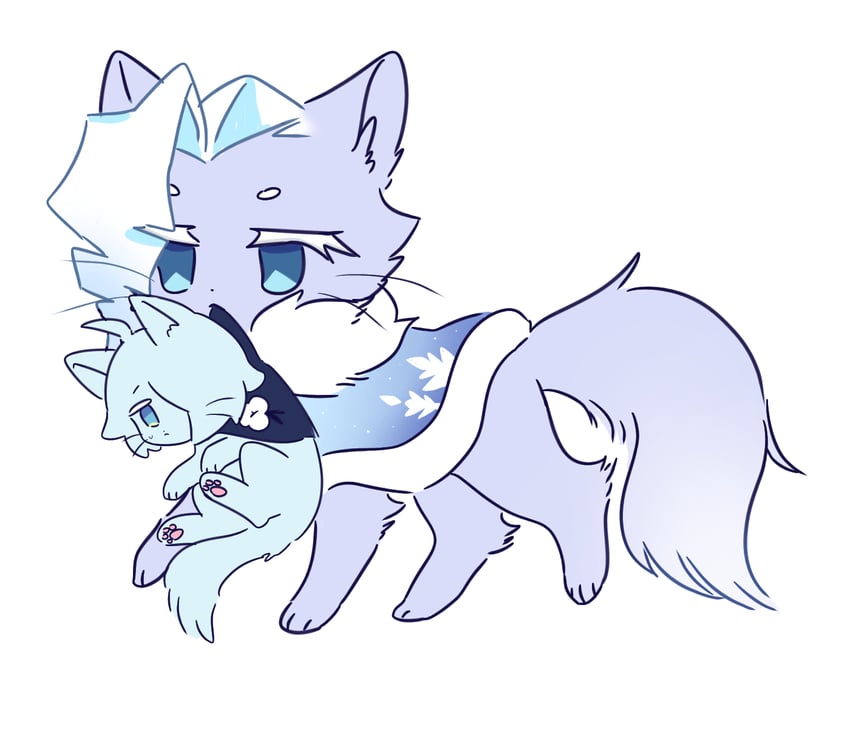 frost queen cookie and sherbet cookie (cookie run and 1 more) drawn by gimt5n