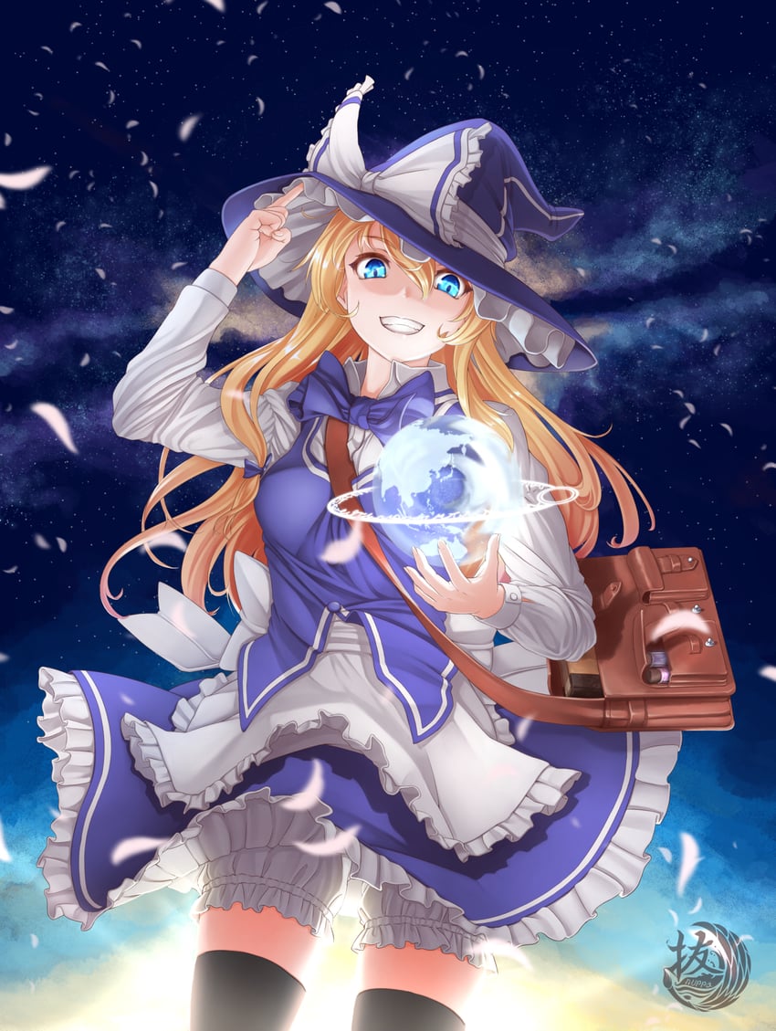 kirisame marisa (touhou) drawn by nuppa