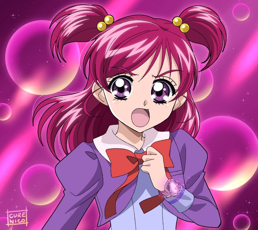 yumehara nozomi (precure and 1 more) drawn by cure_nico