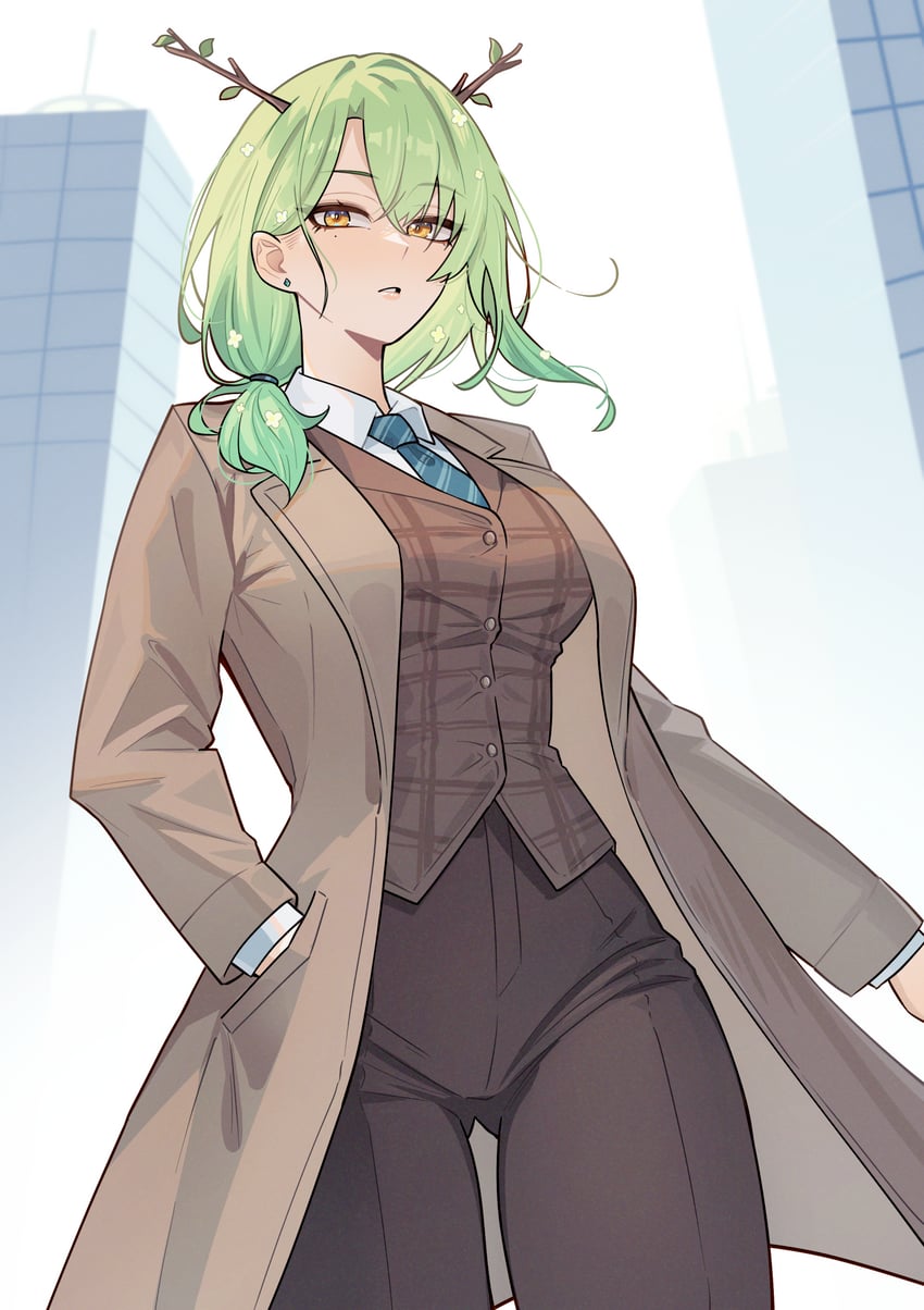 ceres fauna (hololive and 1 more) drawn by nokaa_aru