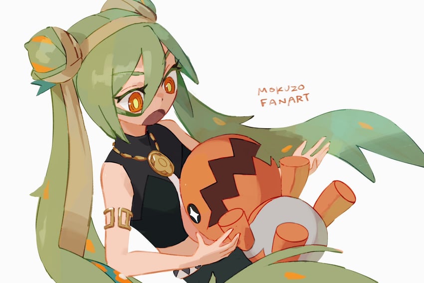 hatsune miku, trapinch, and ground miku (pokemon and 2 more) drawn by mokuzou_(moku_ssbu)