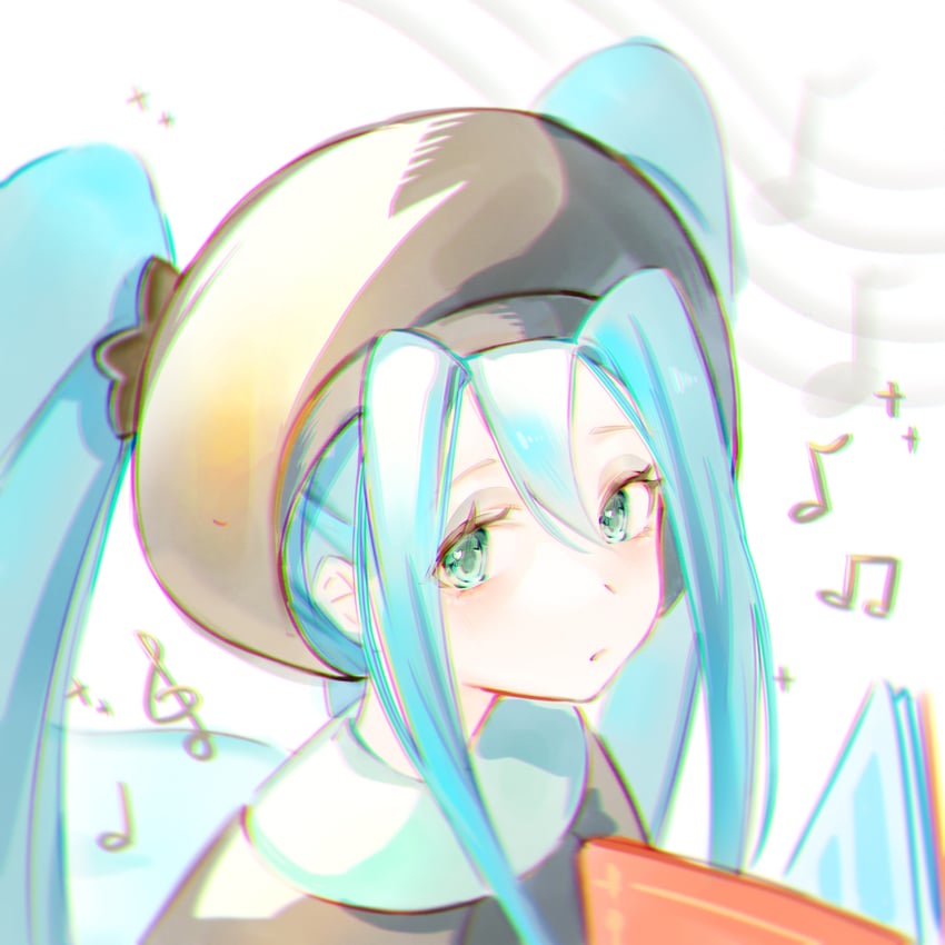 hatsune miku and bug miku (pokemon and 2 more) drawn by zhongji_yaoguai