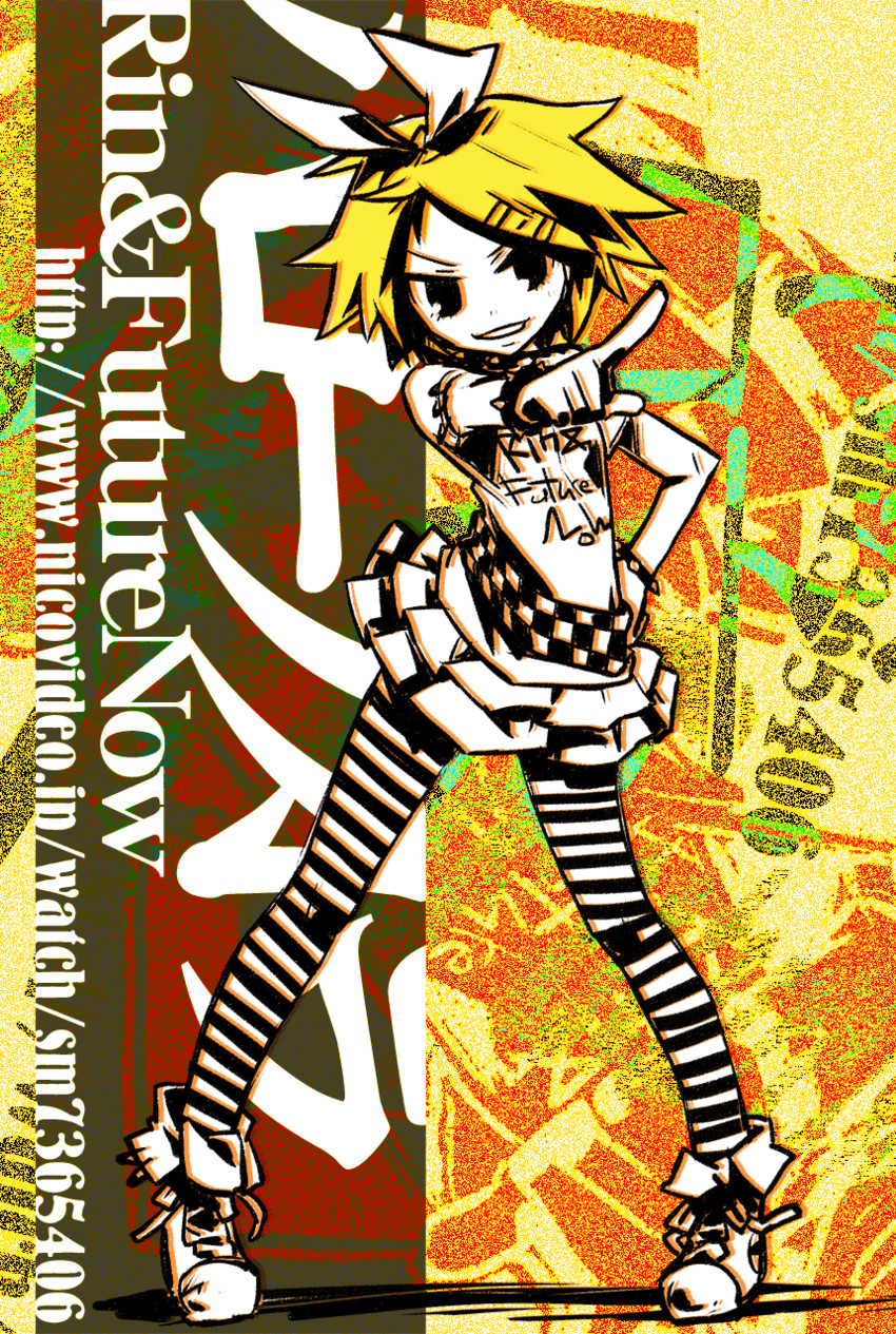 kagamine rin (vocaloid and 1 more) drawn by negi_(ulog'be)