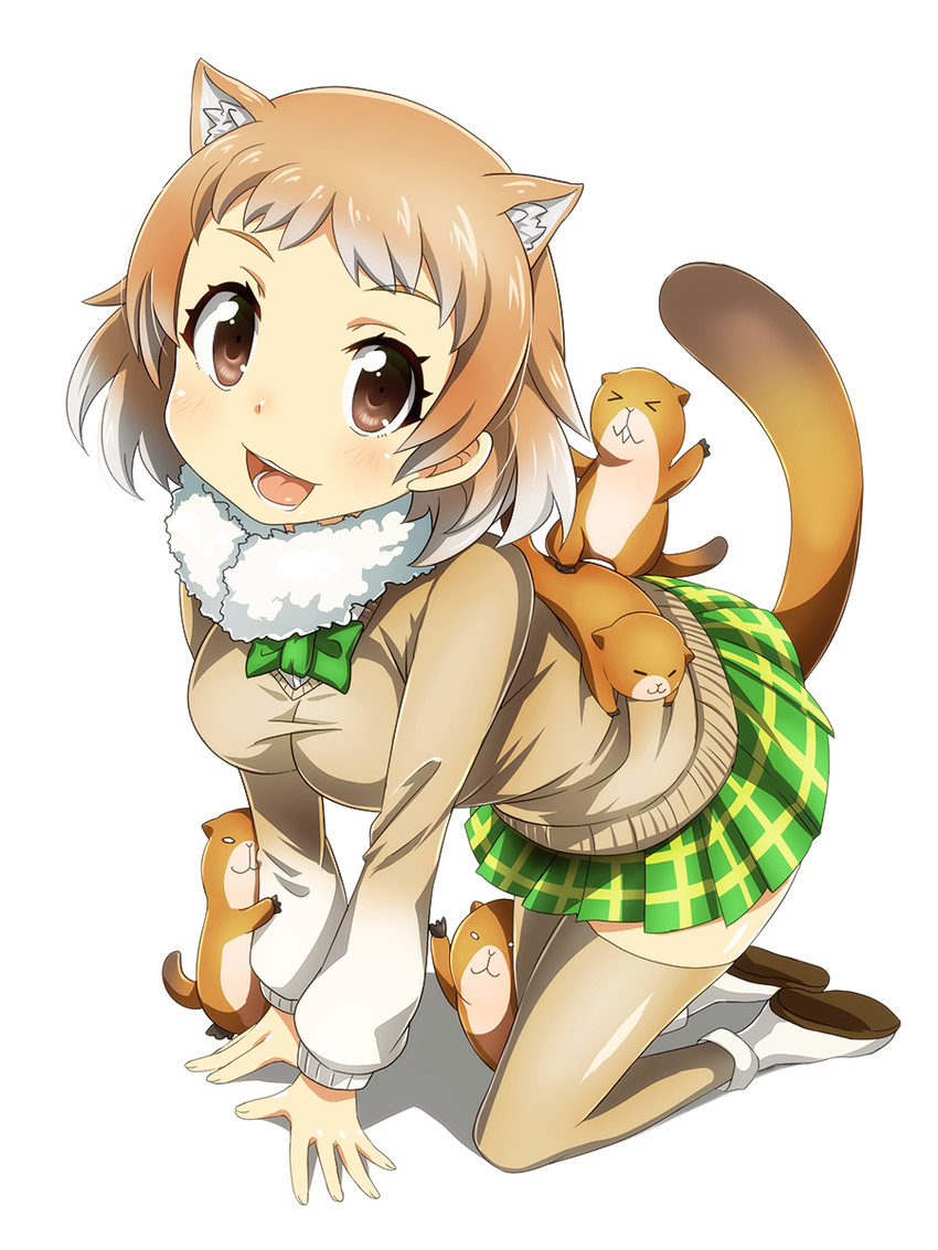 black-tailed prairie dog (kemono friends) drawn by tanashi_(mk2)