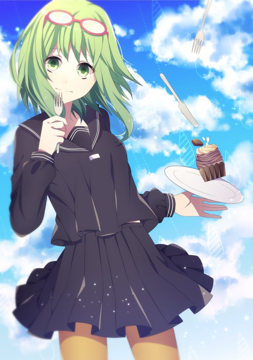 gumi (vocaloid and 1 more) drawn by crml_orng
