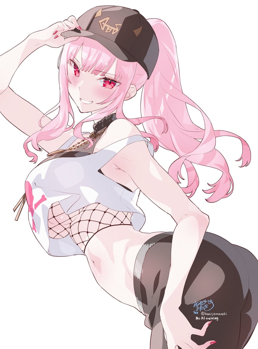 mori calliope (hololive and 1 more) drawn by kamiya_maneki