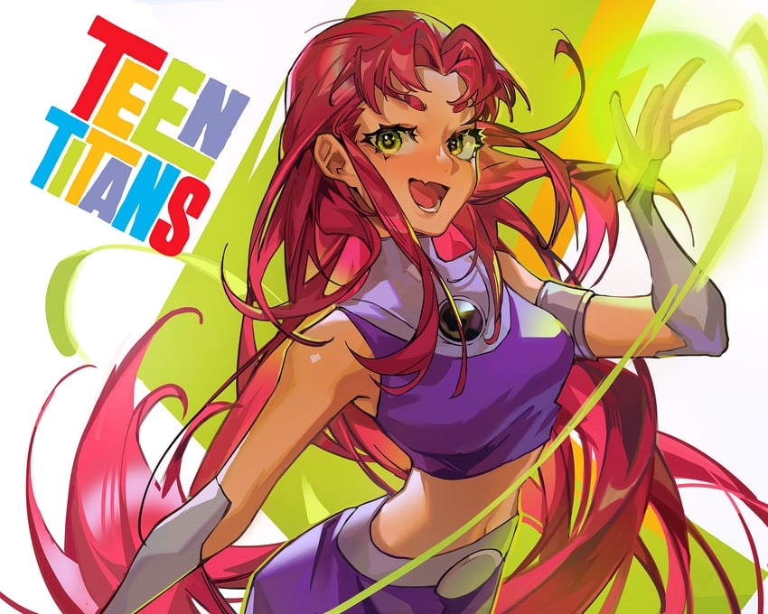 starfire (dc comics and 1 more) drawn by mato-c