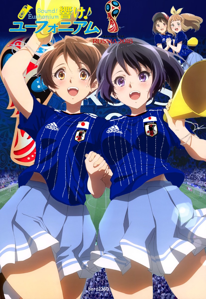 oumae kumiko, kousaka reina, yoshikawa yuuko, and nakaseko kaori (hibike! euphonium and 2 more) drawn by hero2360