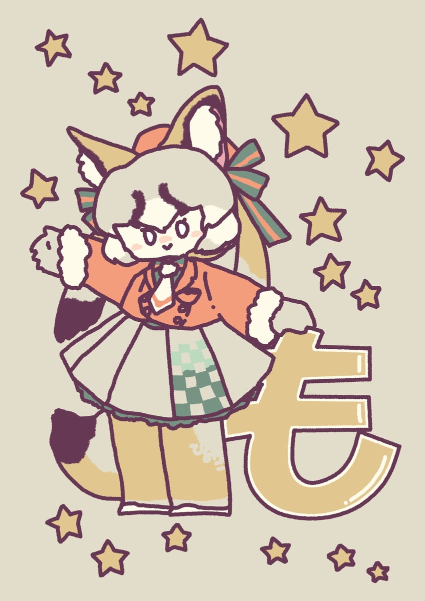 island fox (kemono friends and 1 more) drawn by hato_to_syonen