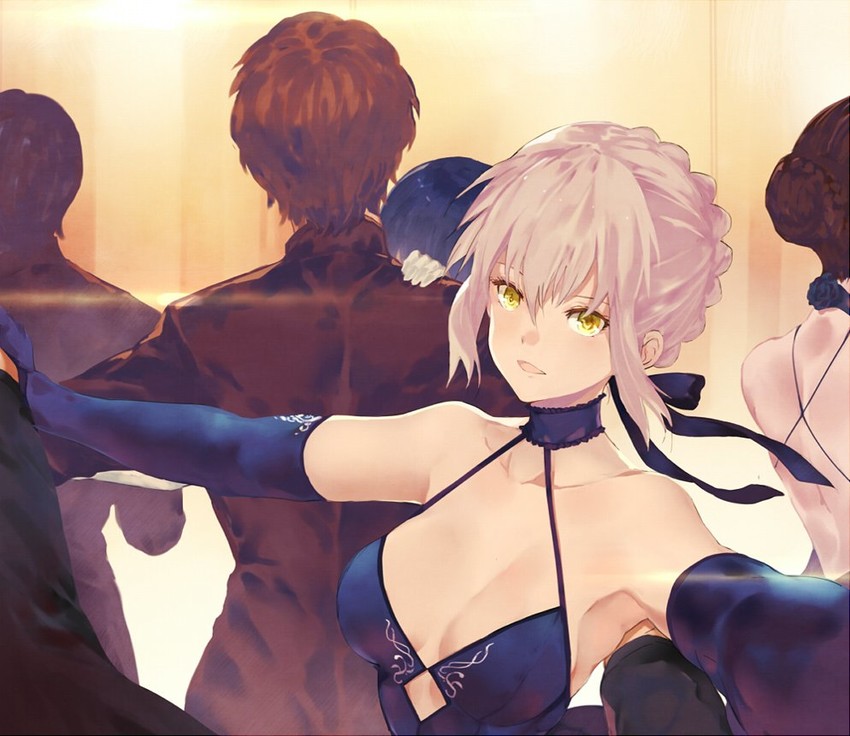 artoria pendragon and saber alter (fate and 1 more) drawn by tokopi