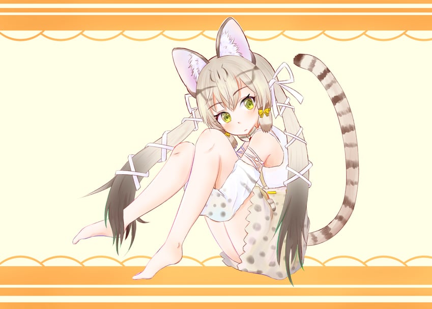 geoffroy's cat (kemono friends and 1 more) drawn by nekomimi_illust