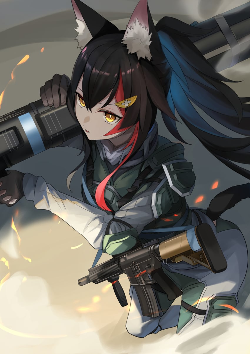 ookami mio (hololive and 1 more) drawn by sora_no_tori