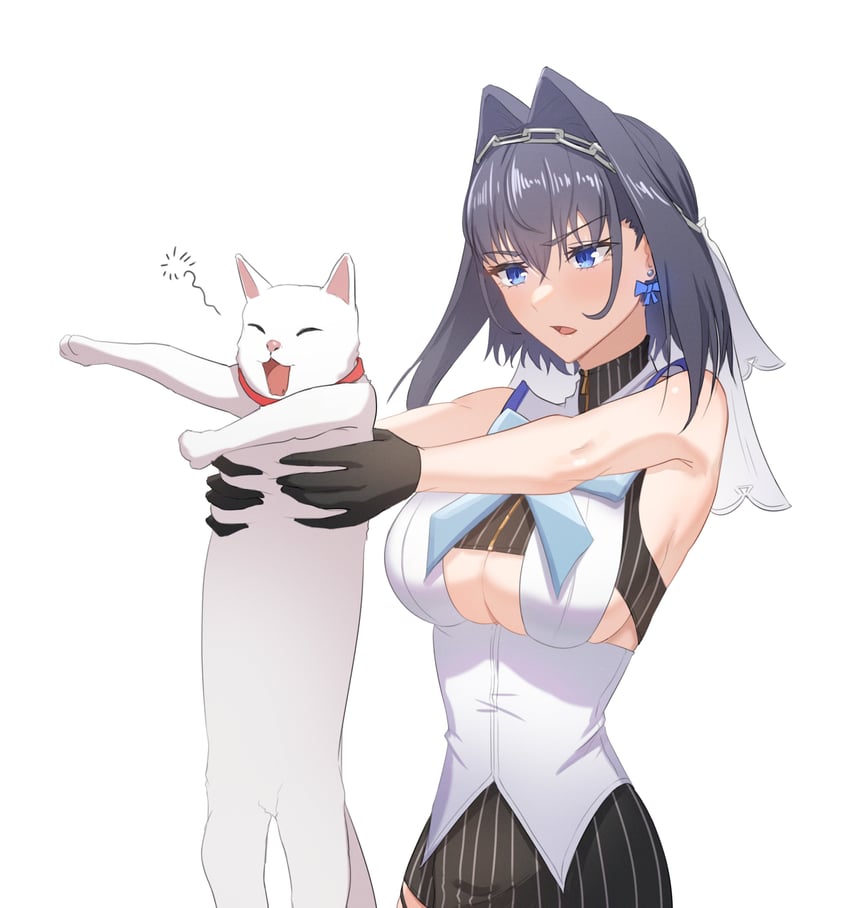 ouro kronii and am (hololive and 1 more) drawn by zenya
