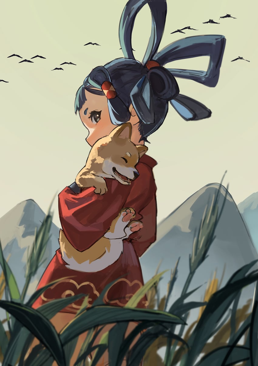 sakuna-hime (tensui no sakuna-hime) drawn by tss-mire