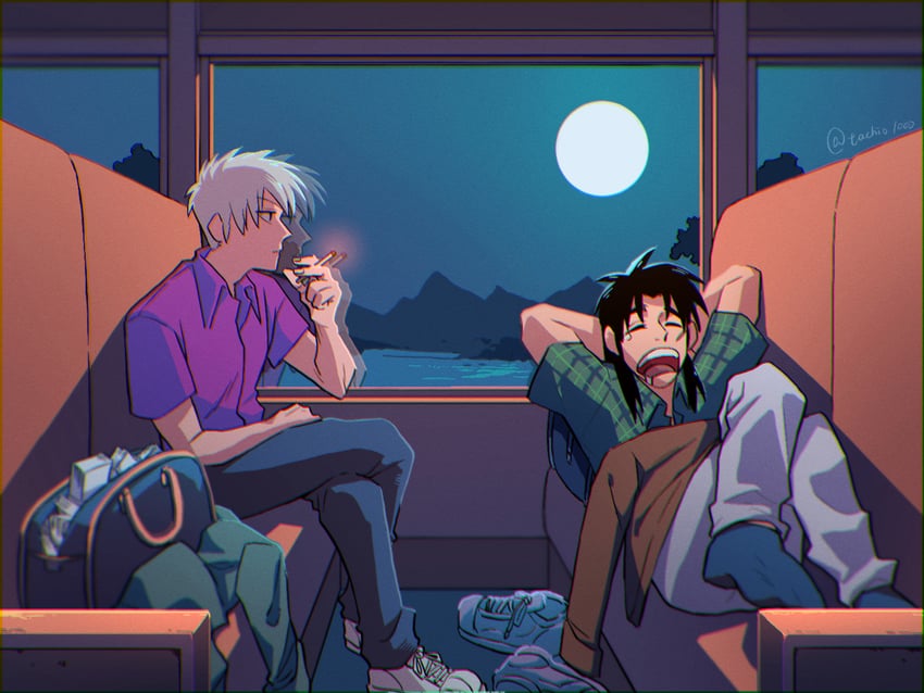 itou kaiji and akagi shigeru (kaiji and 2 more) drawn by tachihiro1000