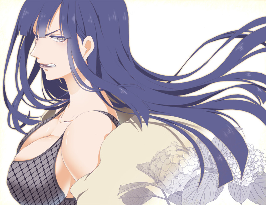 hyuuga hinata (naruto and 2 more) drawn by b-cat