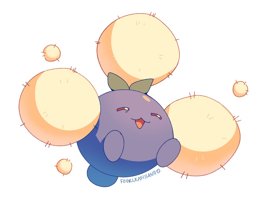 jumpluff (pokemon) drawn by fourleafisland