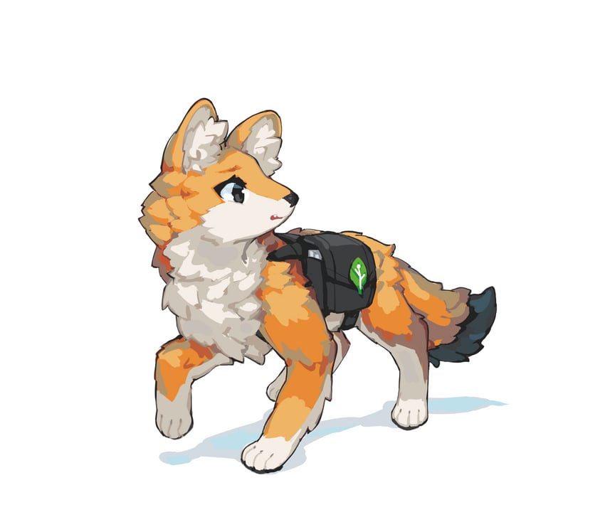 qiuye the spirit dhole (original and 1 more) drawn by tyson_tan