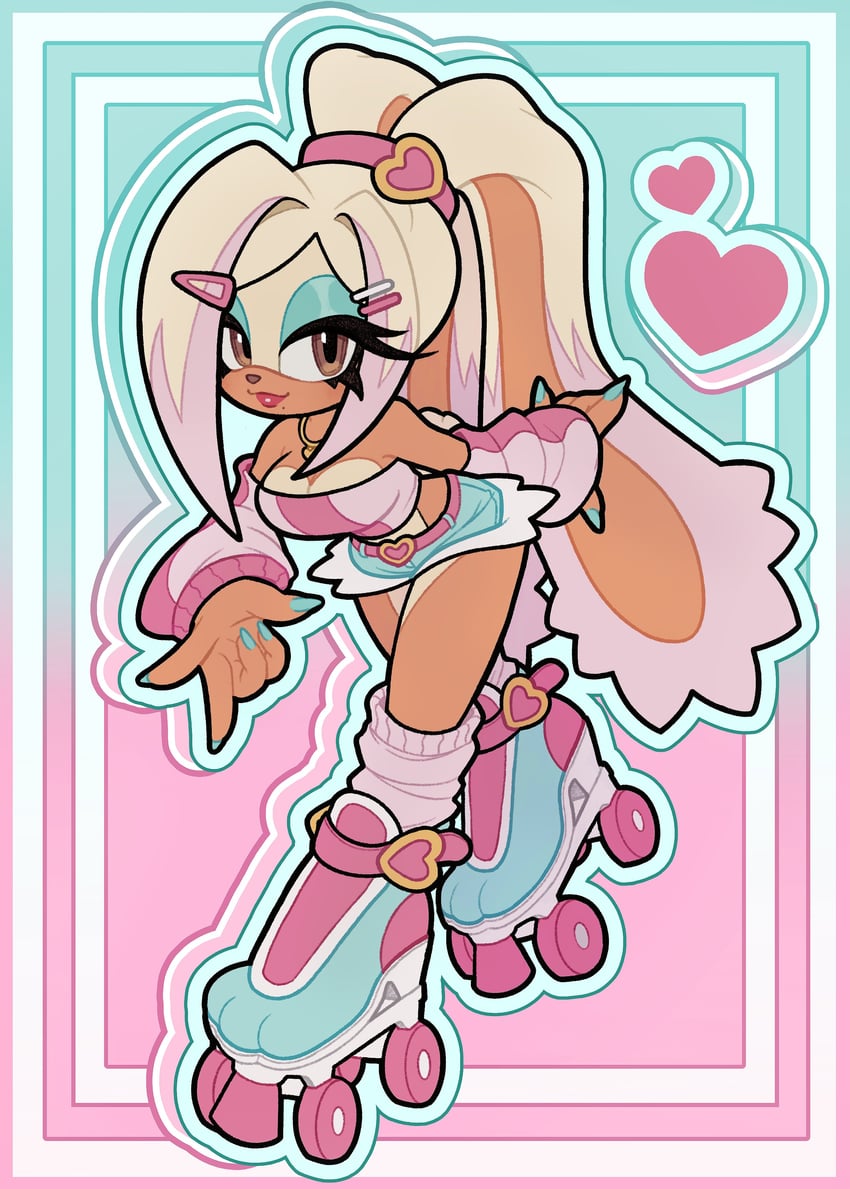 karat the beach bunny (original and 1 more) drawn by flora_(florathemoth)