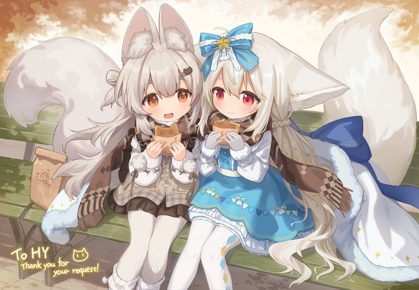sakurada shiro and feifei (original) drawn by cloneko_(zelmeledf2)
